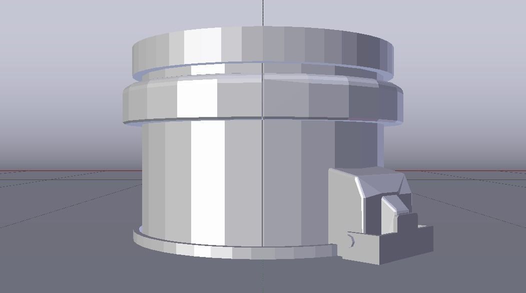 Sci-Fi Dropper 05 Low-poly 3D model_14