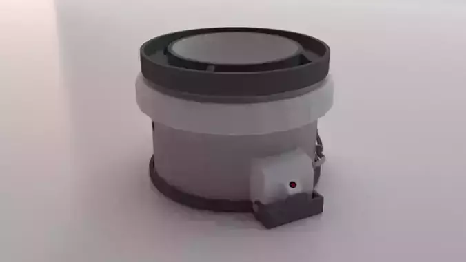 Sci-Fi Dropper 05 Low-poly 3D model