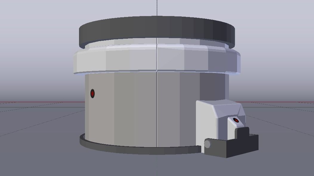 Sci-Fi Dropper 05 Low-poly 3D model_10