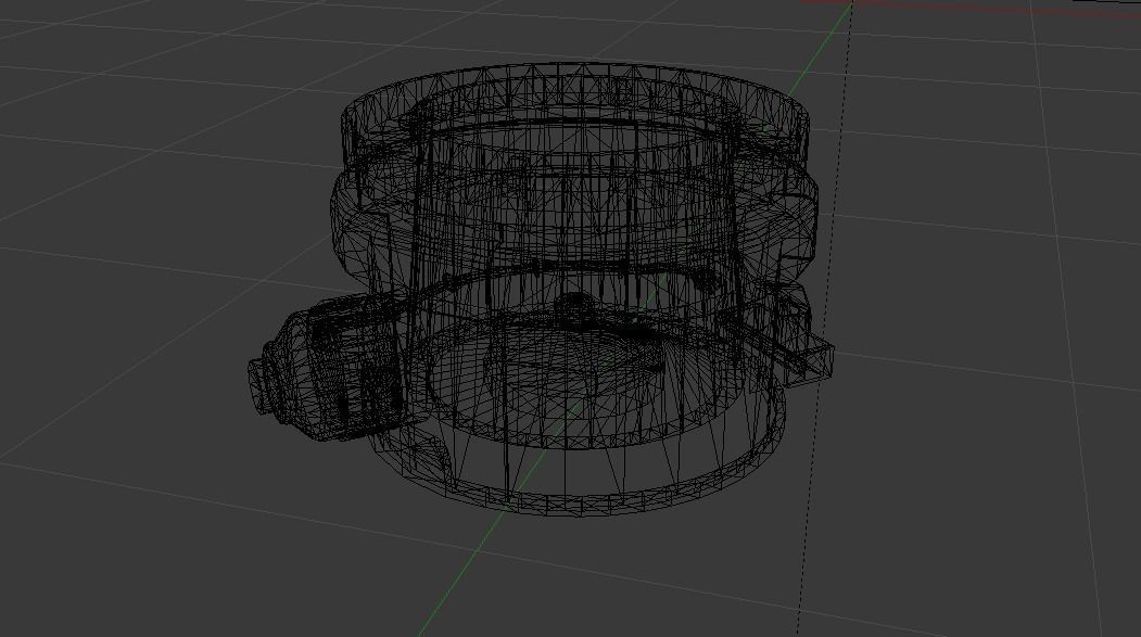 Sci-Fi Dropper 05 Low-poly 3D model_17