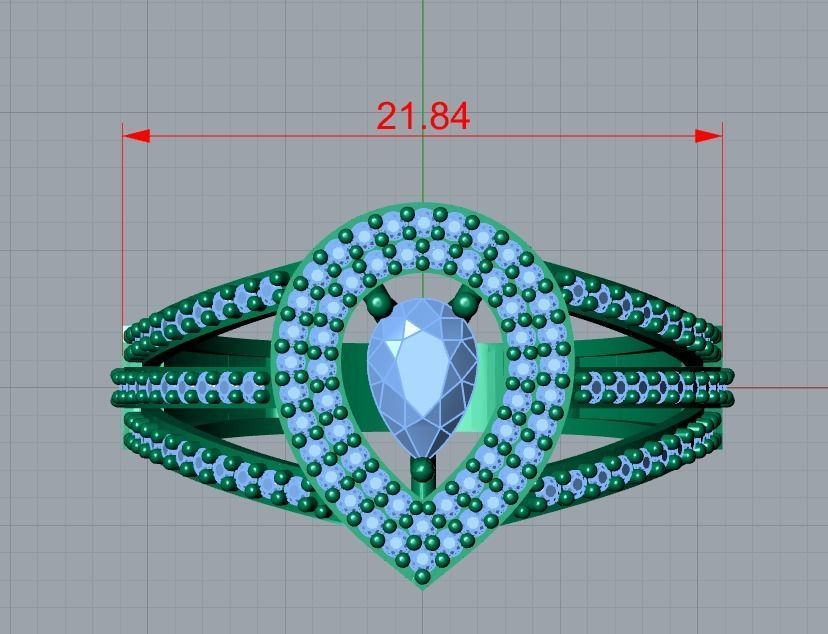 jewelry ring 3D print model_6