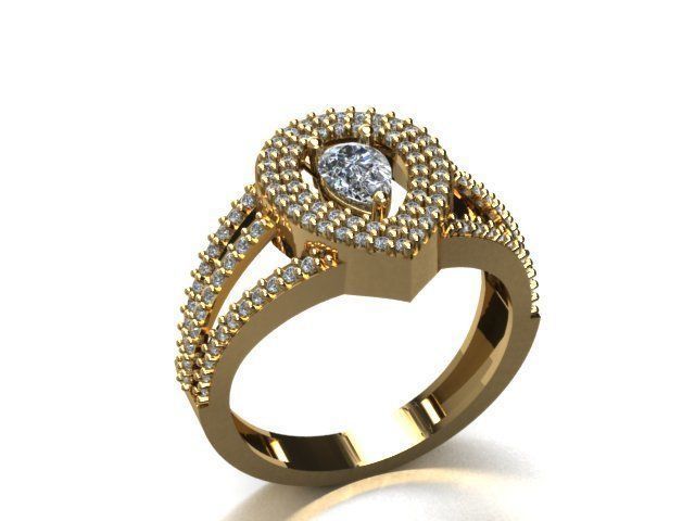 jewelry ring 3D print model_2