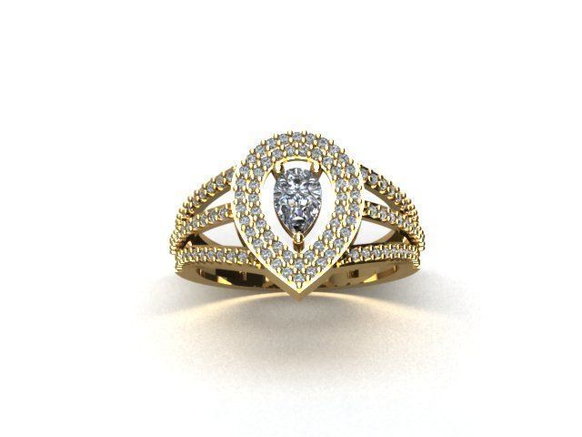 jewelry ring 3D print model_3