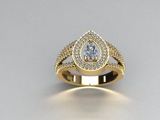 jewelry ring 3D print model_1