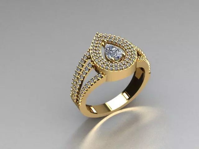 jewelry ring 3D print model_0