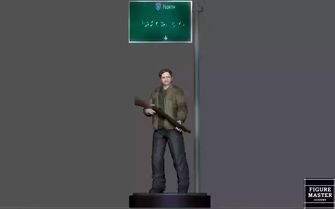 JOEL LAST OF US PEDRO PASCAL HBO DRAMA MODEL FOR 3D PRINT