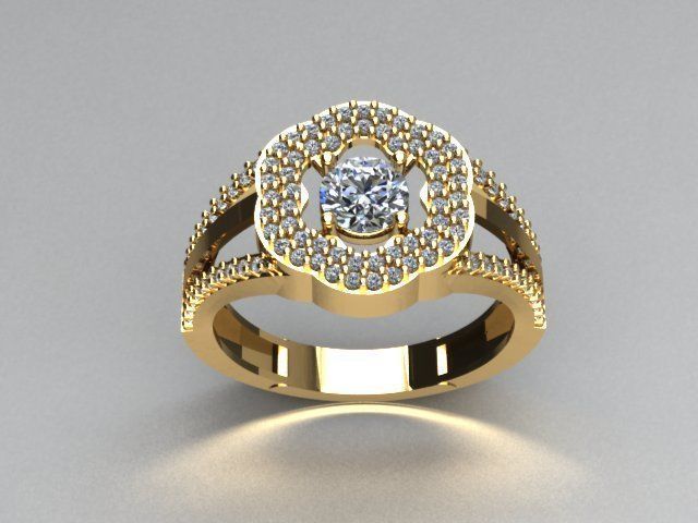 jewelry ring 3D print model_3