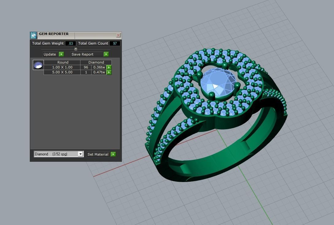 jewelry ring 3D print model_13