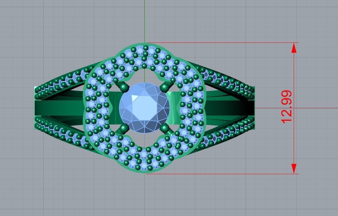 jewelry ring 3D print model_8