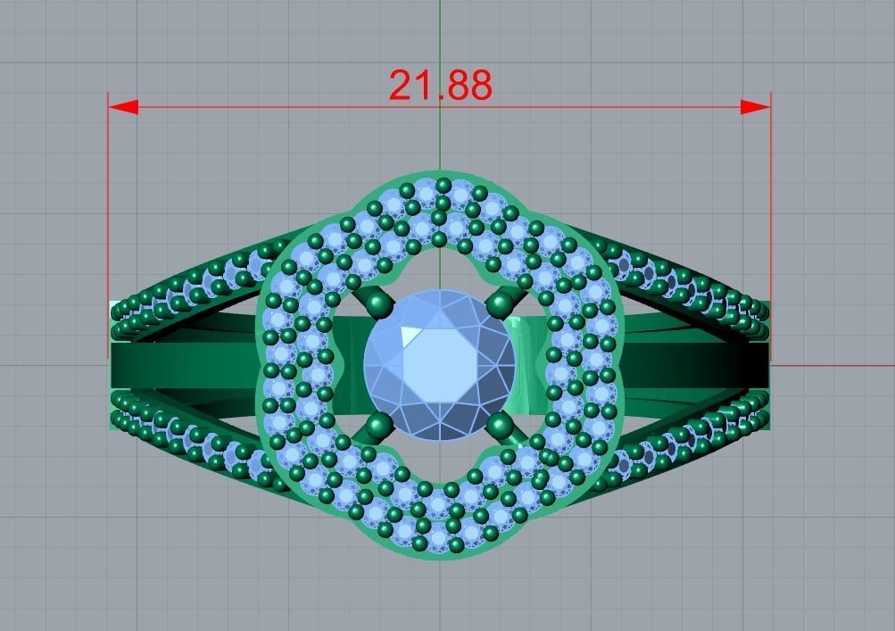 jewelry ring 3D print model_7