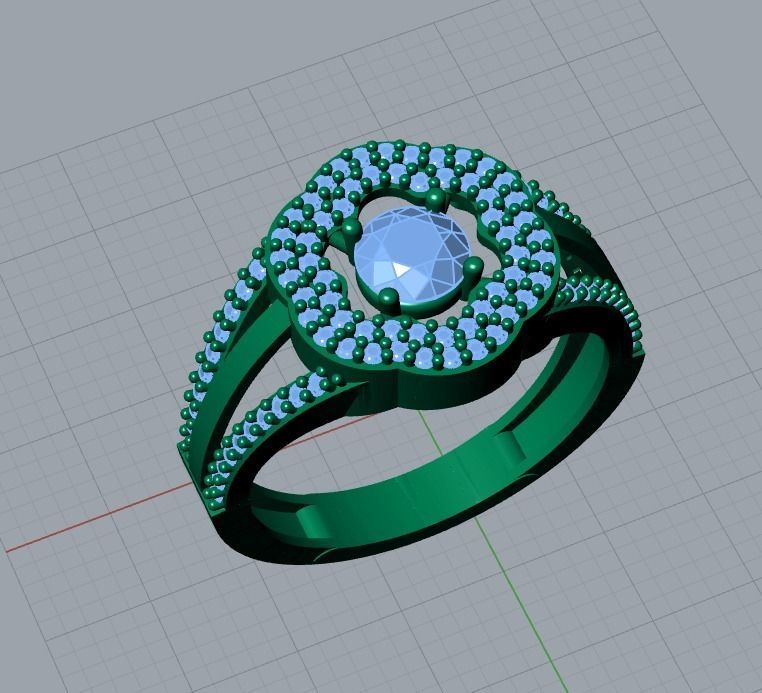 jewelry ring 3D print model_4