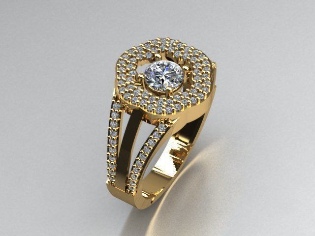 jewelry ring 3D print model_1