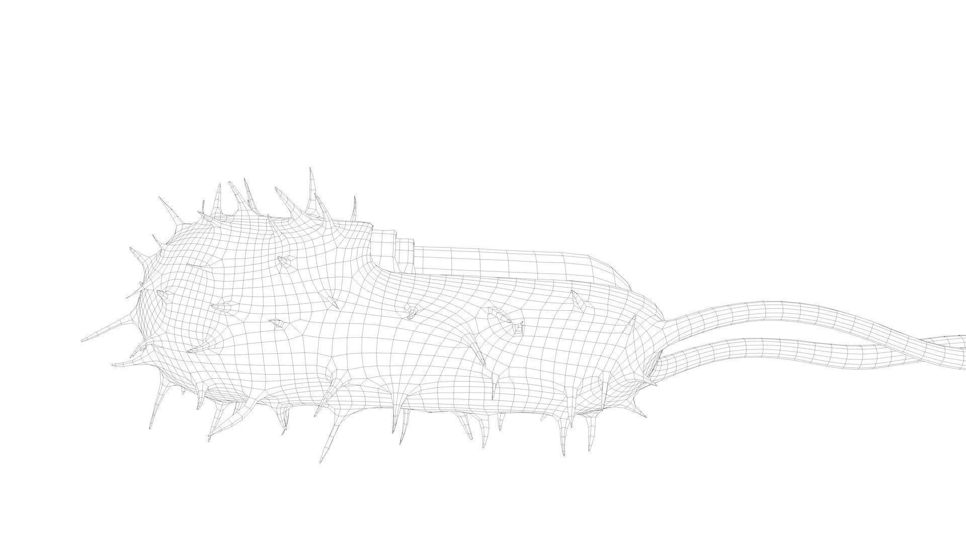 Bacterial Cell Structure 3D model_17