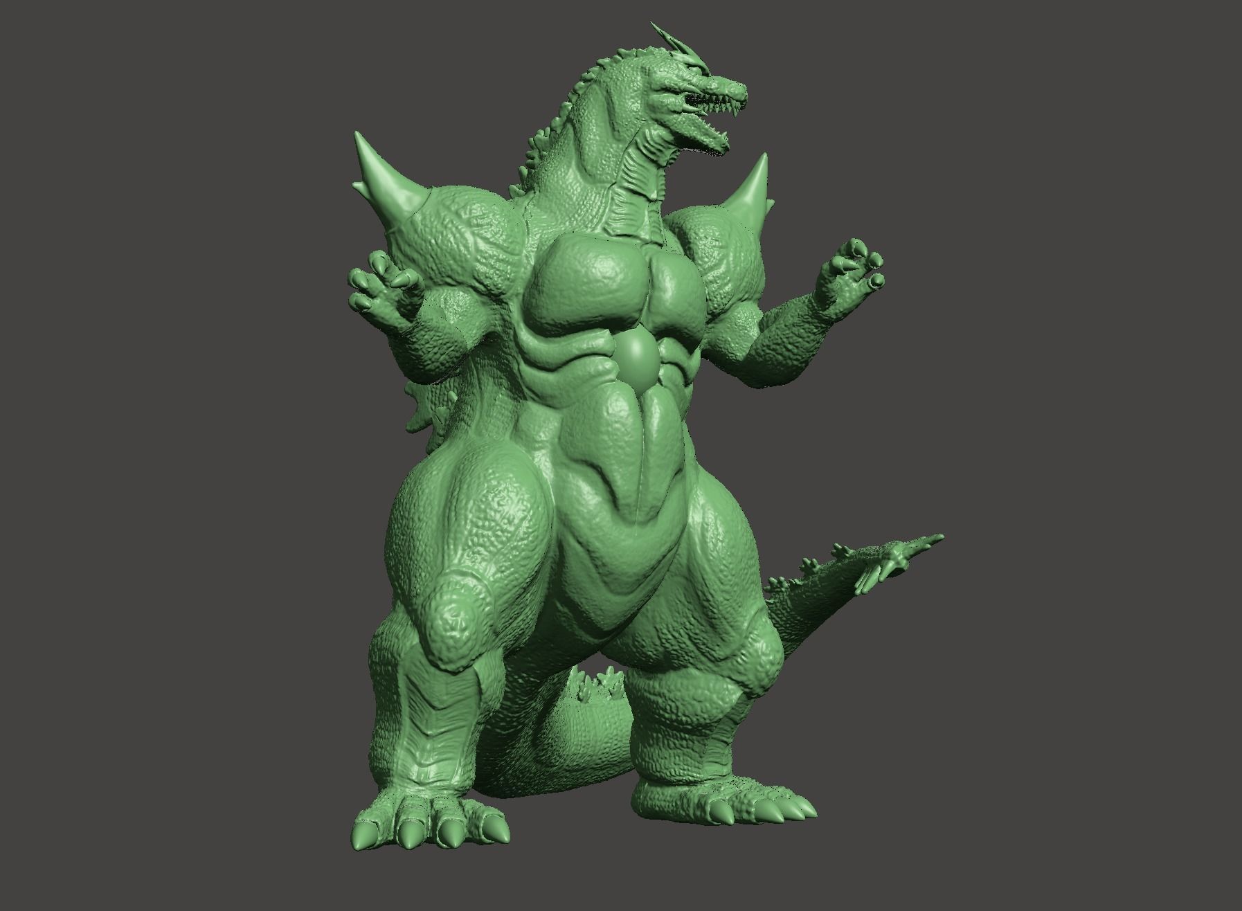 SUPER GODZILLA - ULTRA DETAILED STL MESH - SNES APPEARANCE 3D model 3D ...