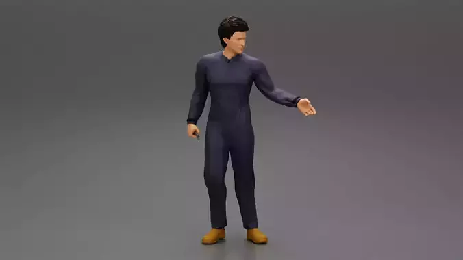 A standing mechanic would like to take something 3D print model