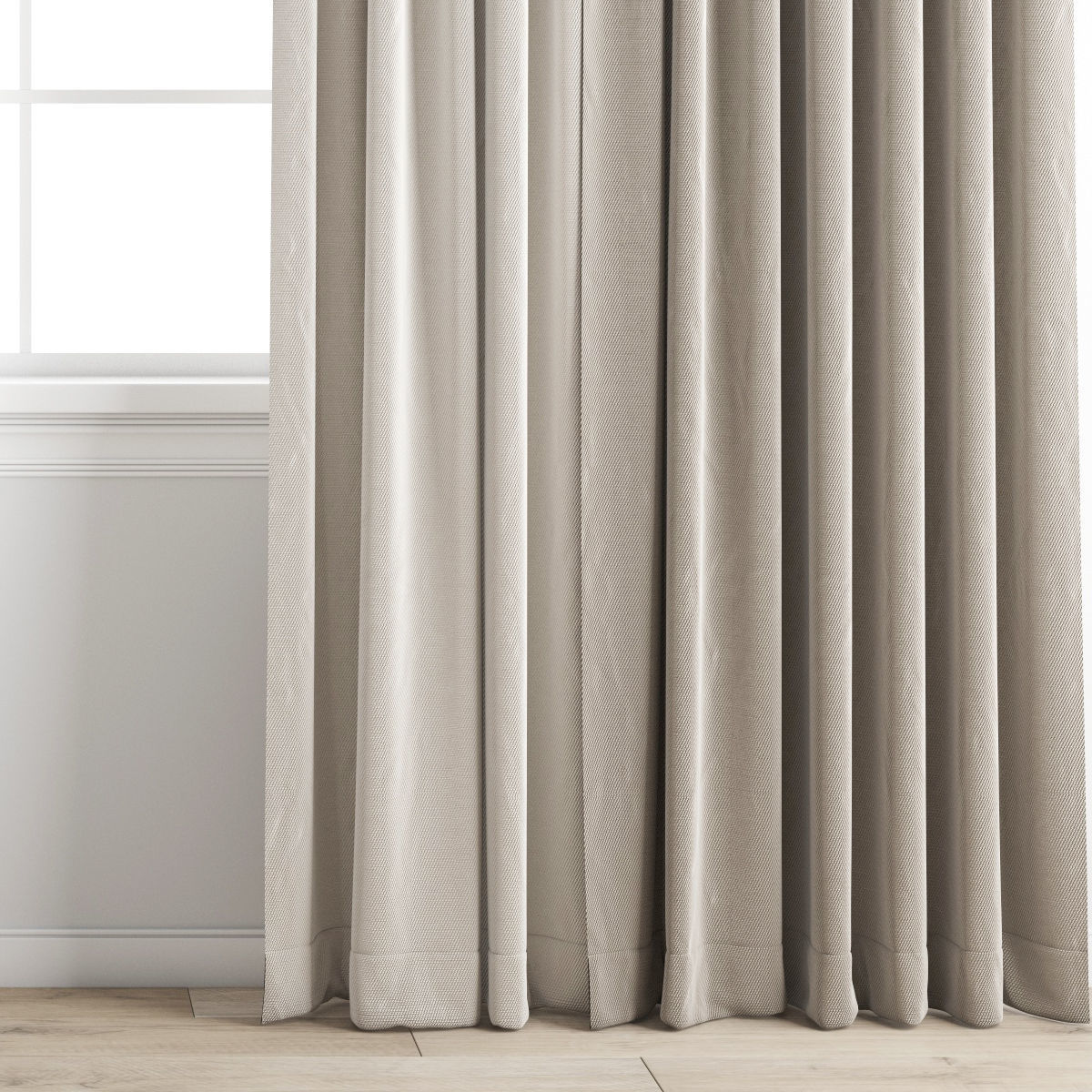 curtain 444 3D model_2