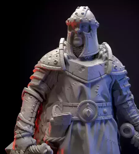 Fallen knight  3D print model