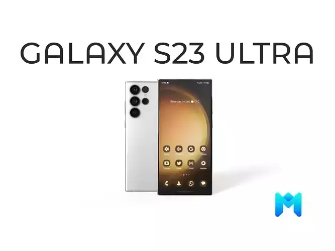 Galaxy S23 Ultra Game Asset Low-poly 3D model