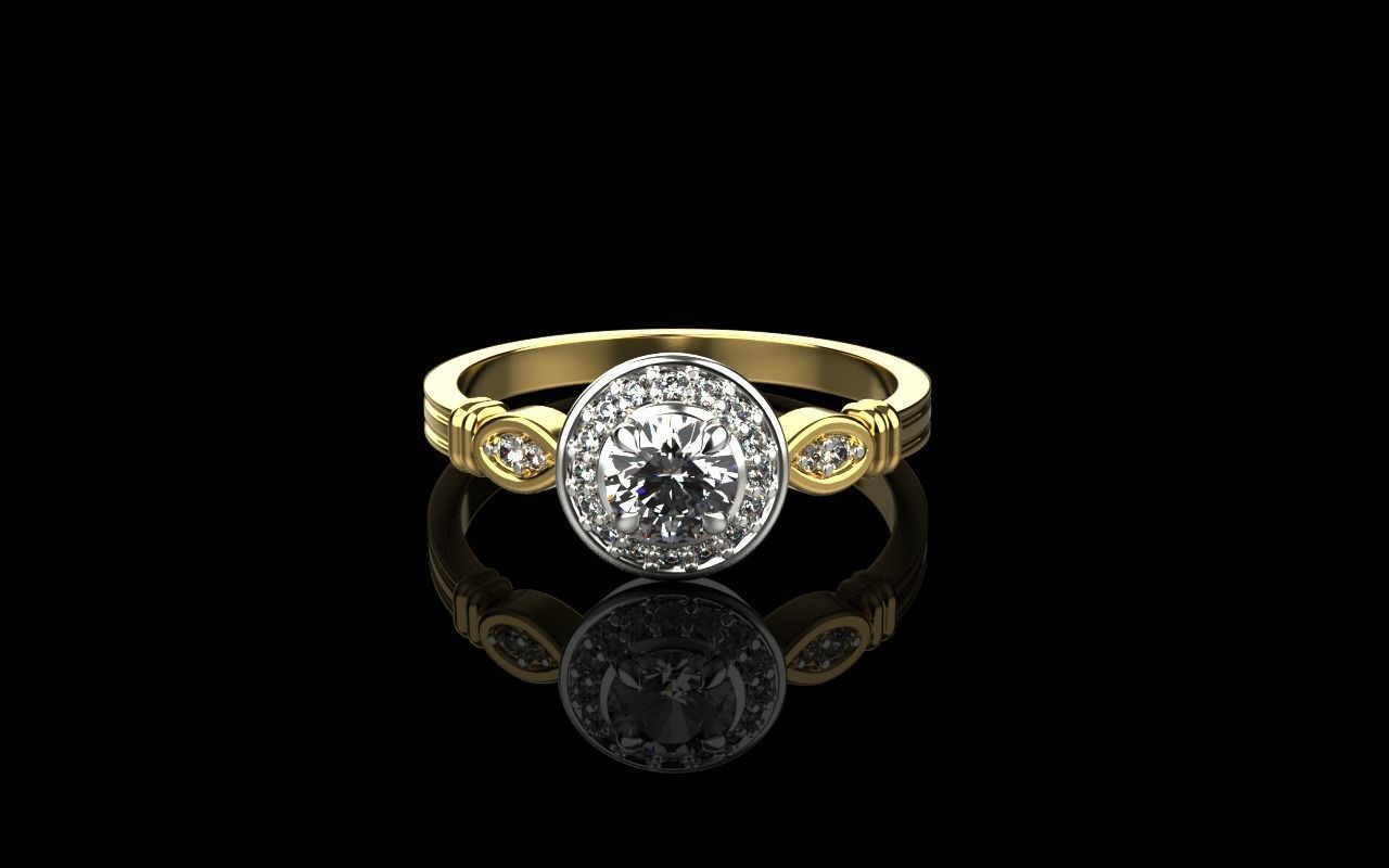 Ring collection 3D print model_3