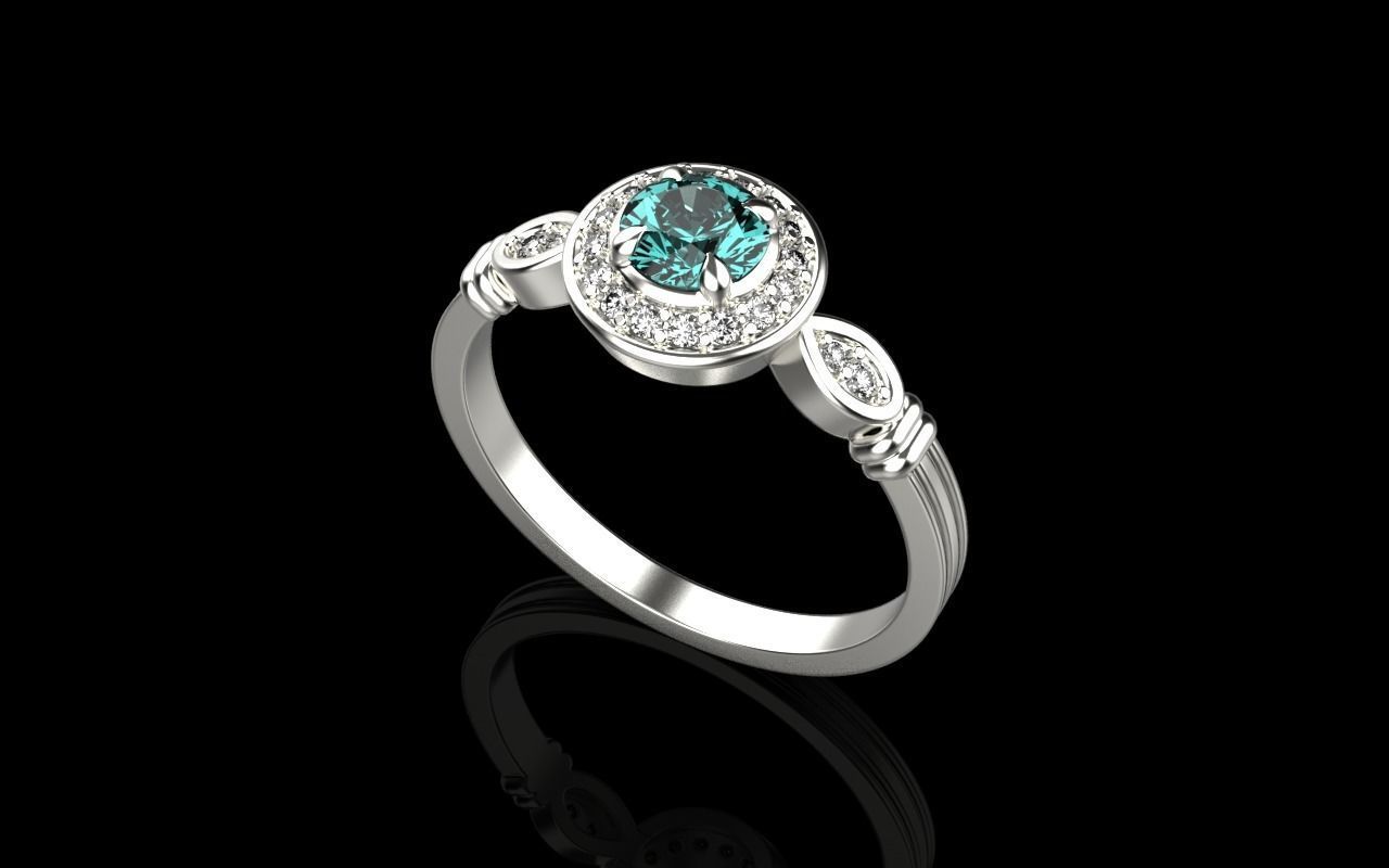 Ring collection 3D print model_5