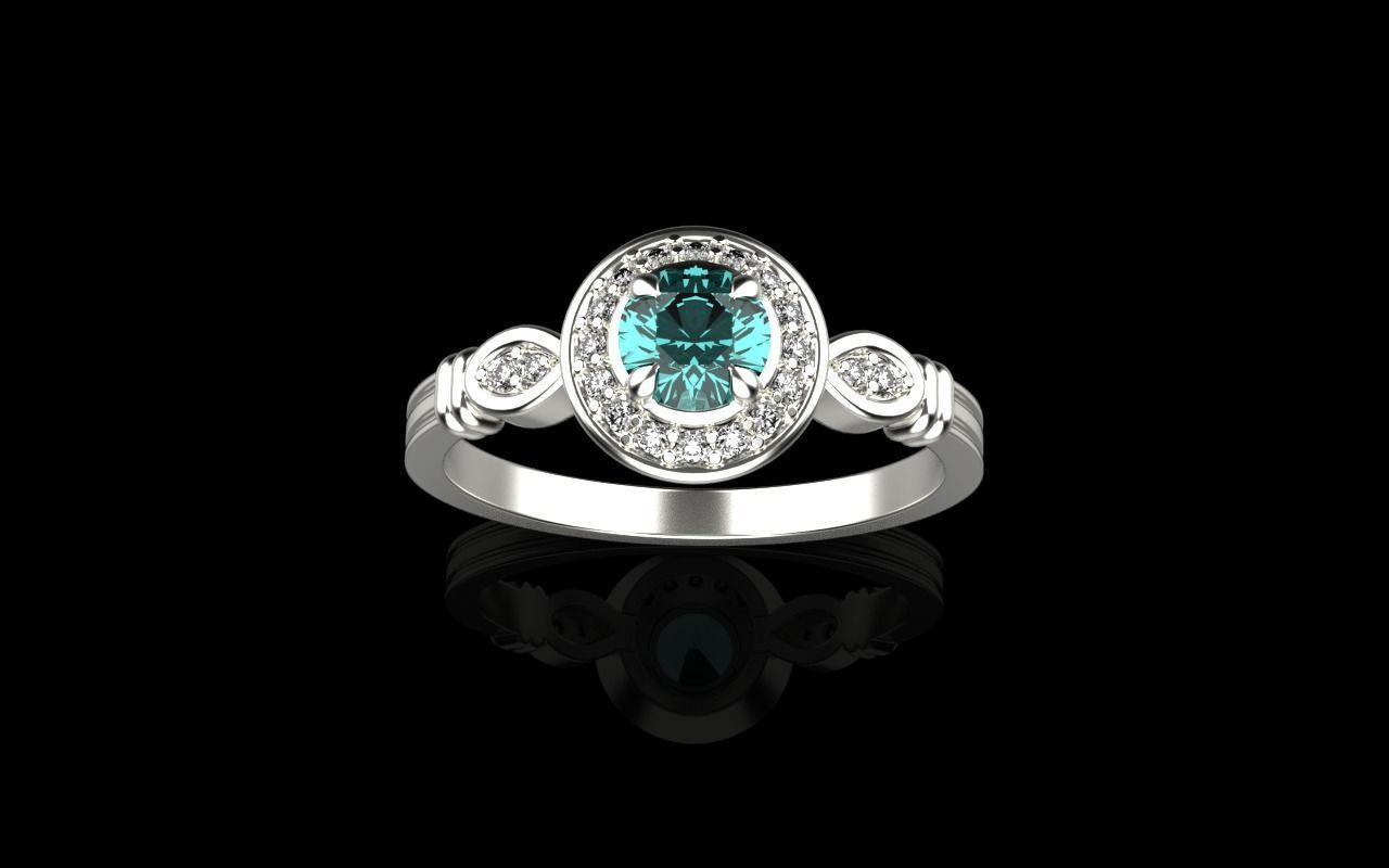 Ring collection 3D print model_6