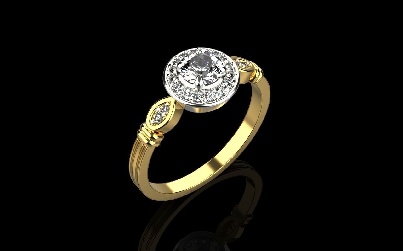 Ring collection 3D print model_2