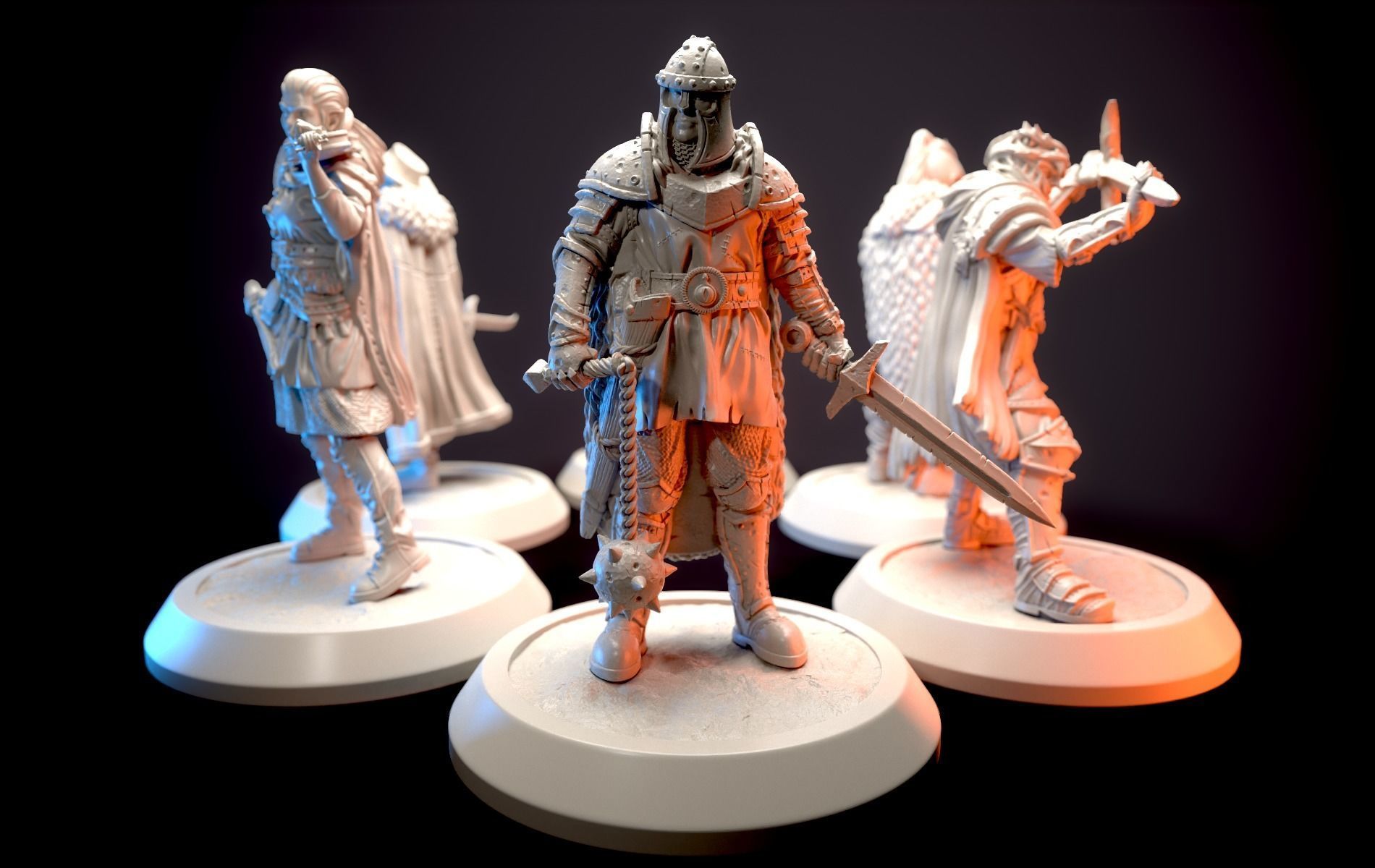 Romantic outlaws miniature series  3D print model_5