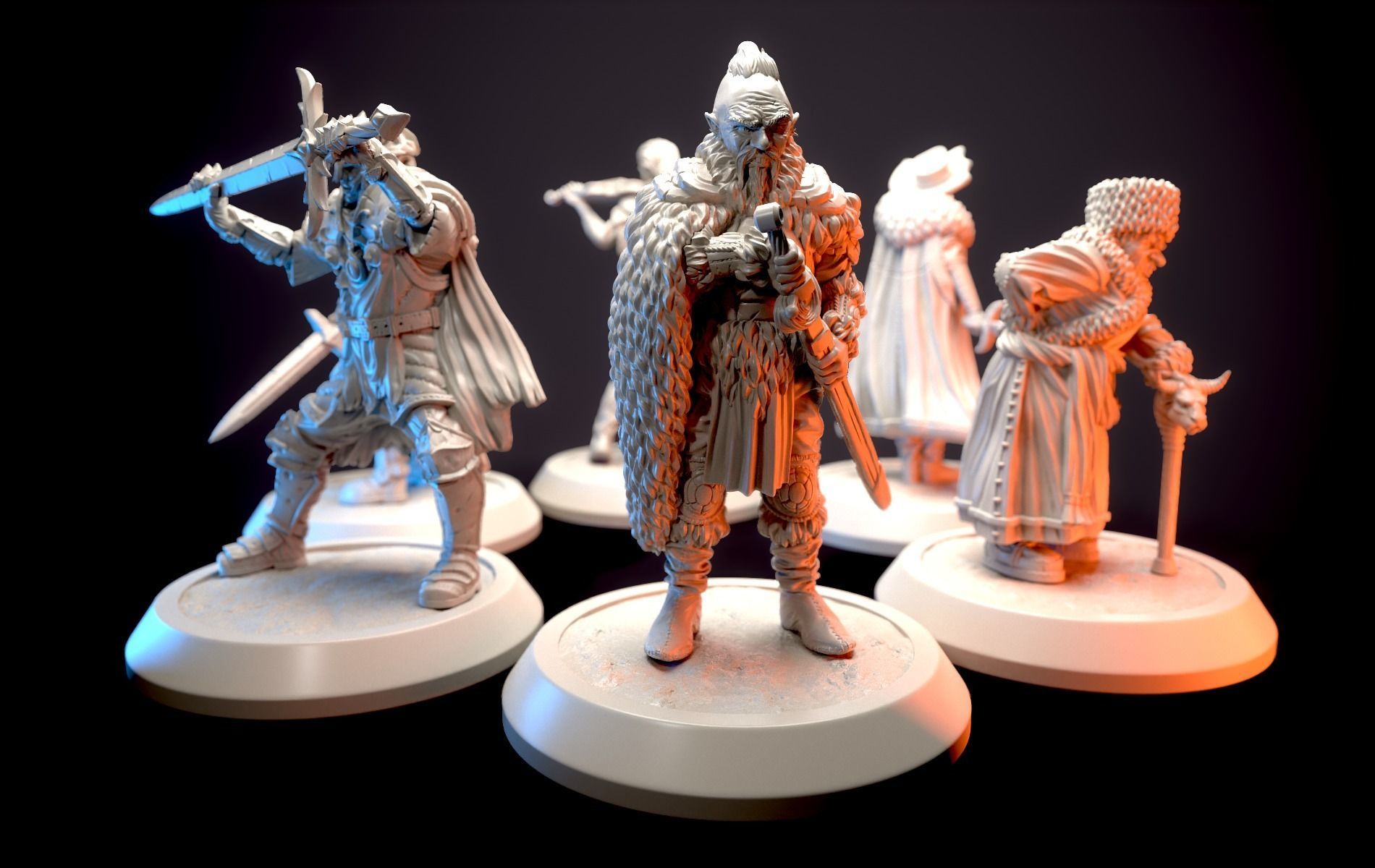 Romantic outlaws miniature series  3D print model_3
