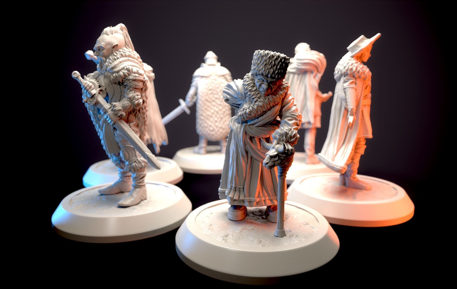 Romantic outlaws miniature series  3D print model_2