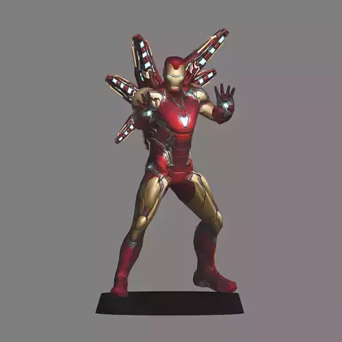 Ironman Mk85 Avengers Endgame LOW POLY