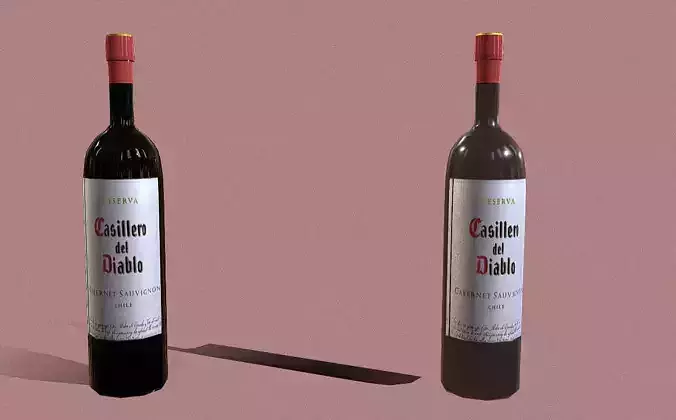 Vinho - Wive LowPoly Low-poly 3D model