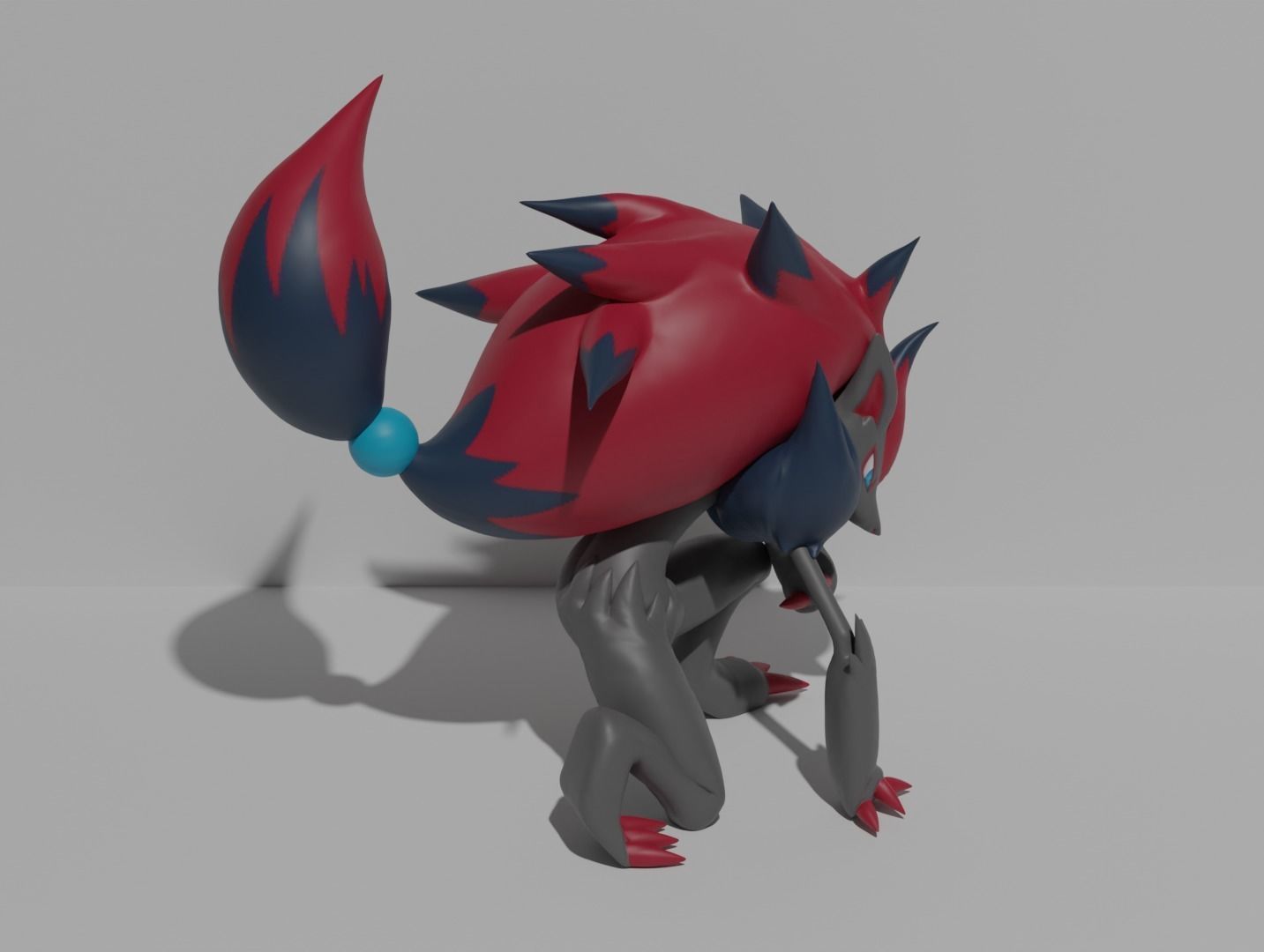 Zorua and Zoroark 3D print model 3D print model_5