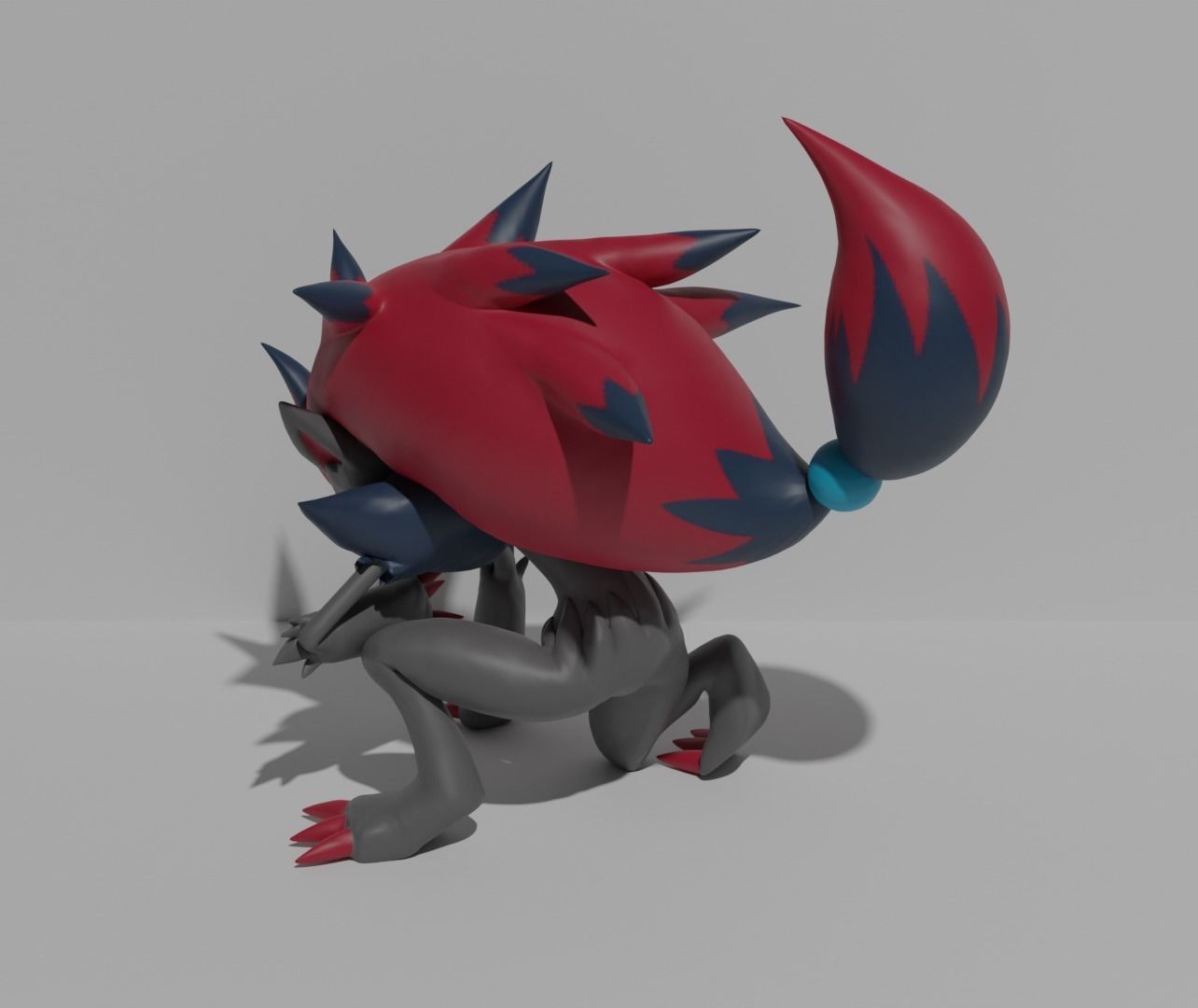 Zorua and Zoroark 3D print model 3D print model_6