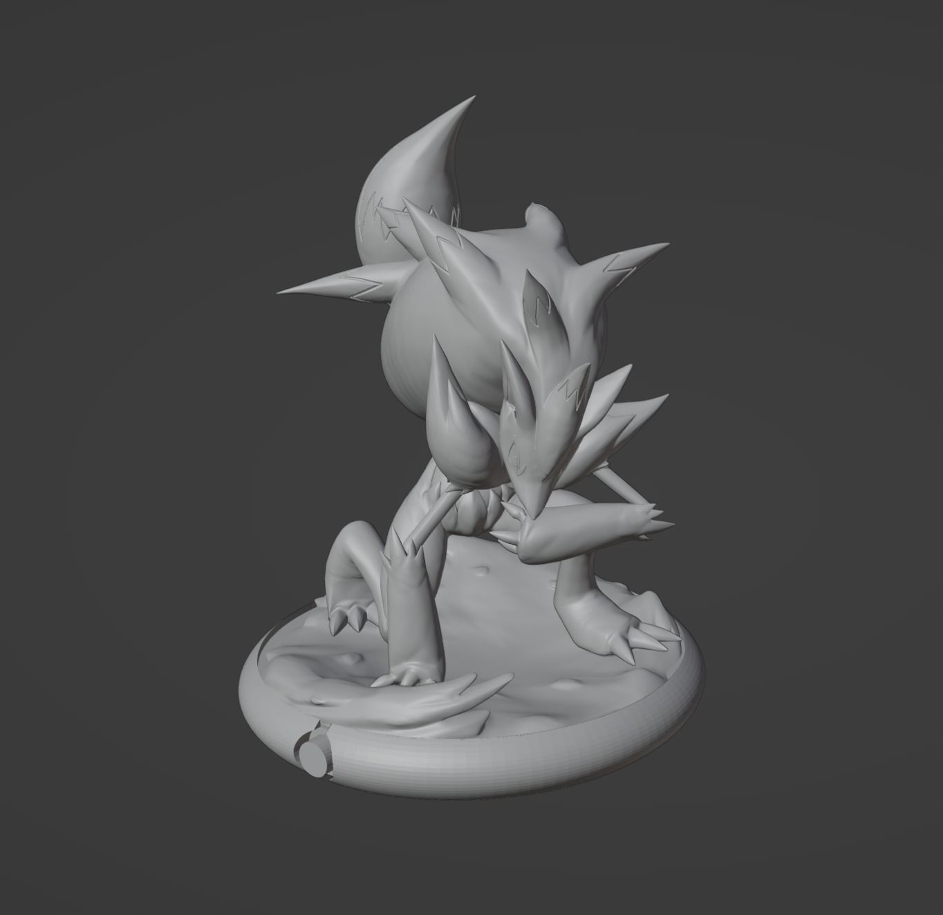 Zorua and Zoroark 3D print model 3D print model_8
