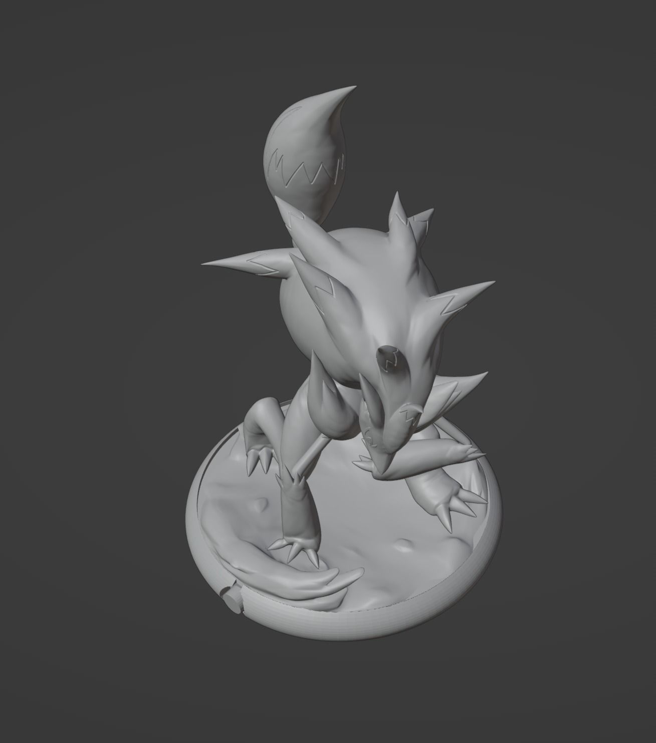 Zorua and Zoroark 3D print model 3D print model_10