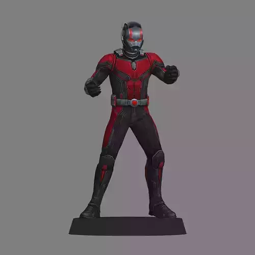 Antman Avengers Endgame LOW POLY