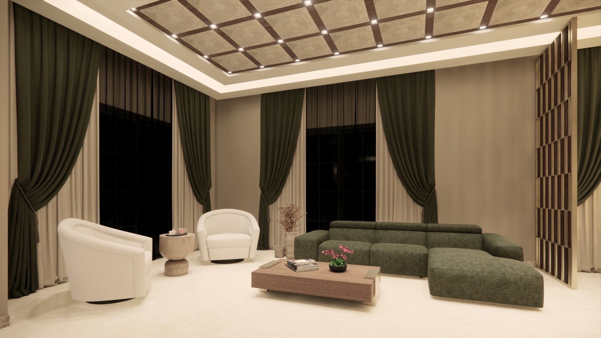 Villa Interior Design 3D model_7