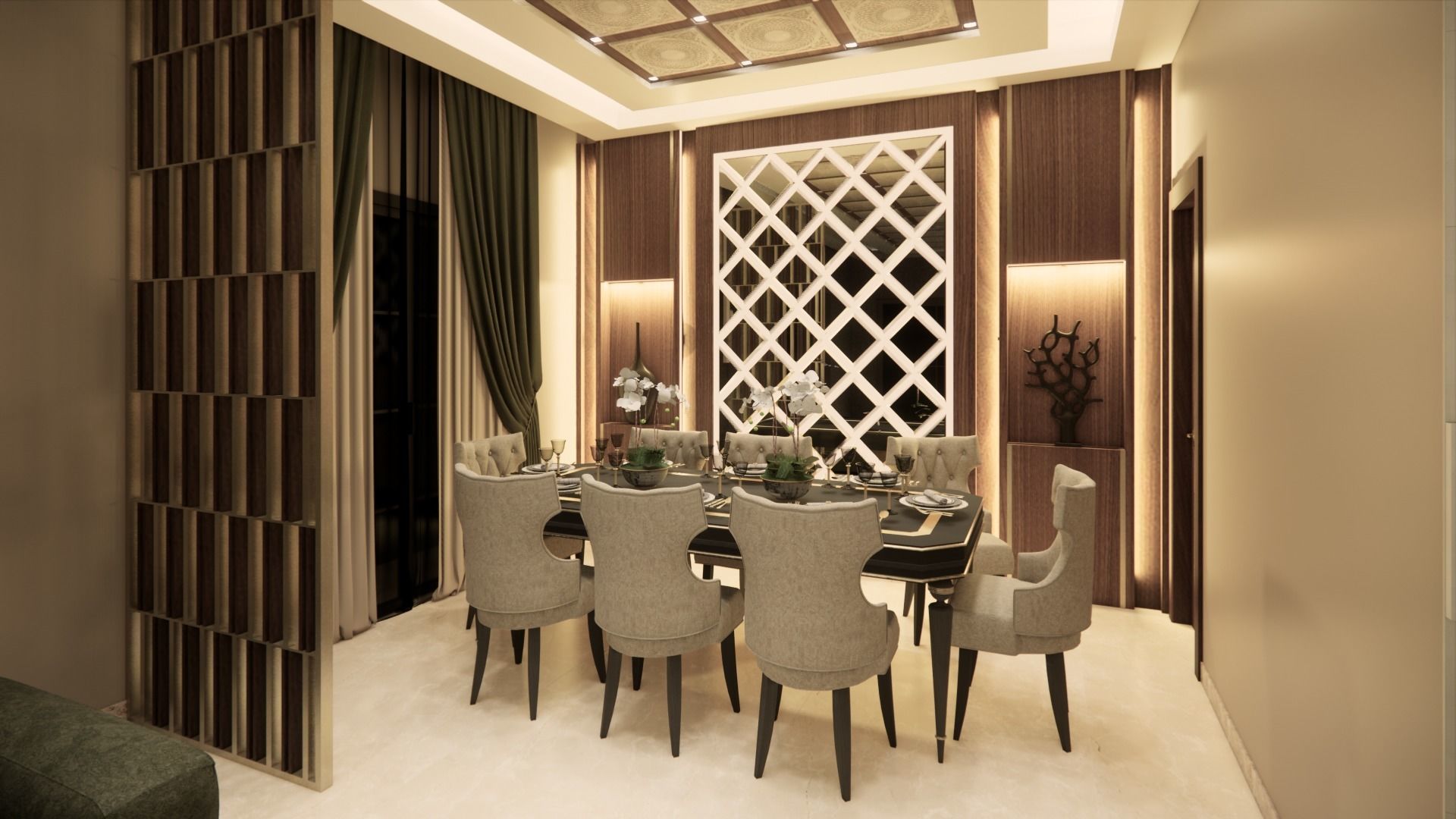 Villa Interior Design 3D model_8