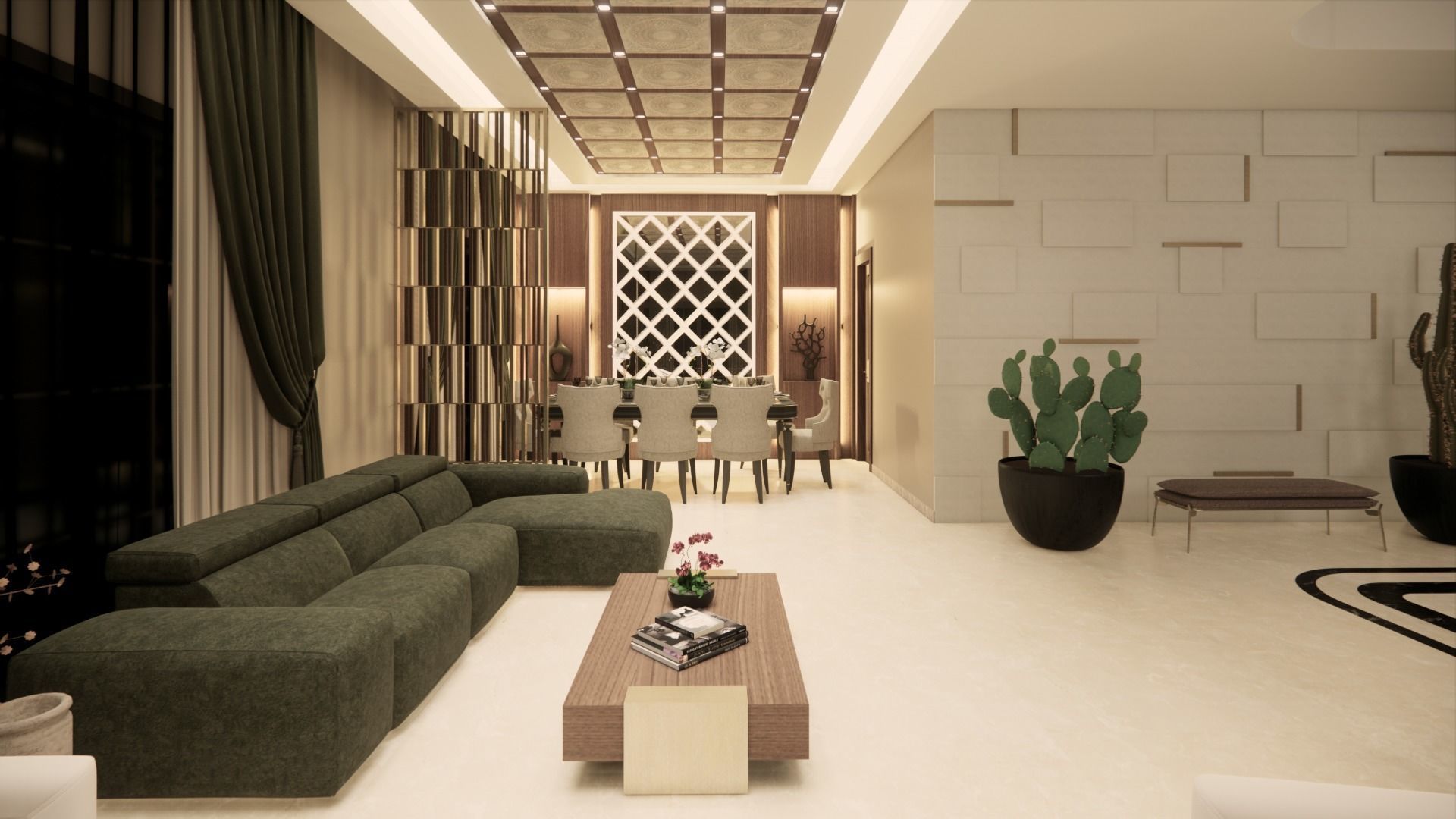 Villa Interior Design 3D model_6