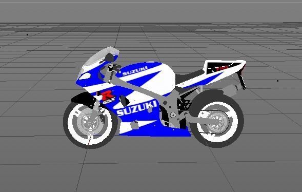 Suzuki gsx-r 3D model_3