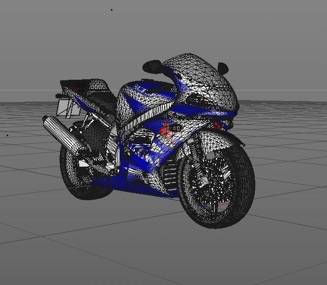 Suzuki gsx-r 3D model_9