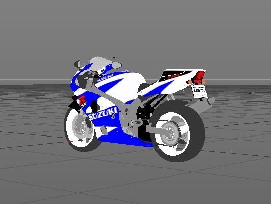 Suzuki gsx-r 3D model_4