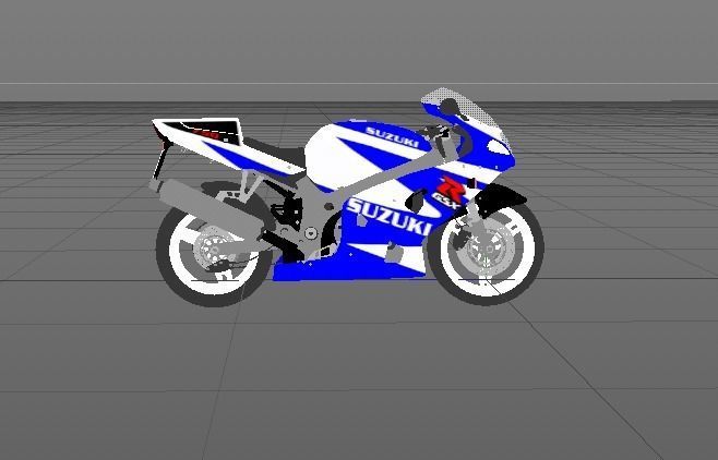 Suzuki gsx-r 3D model_5