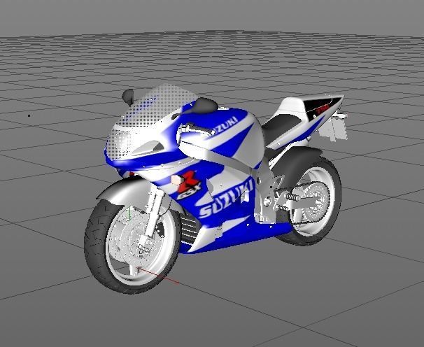 Suzuki gsx-r 3D model_1