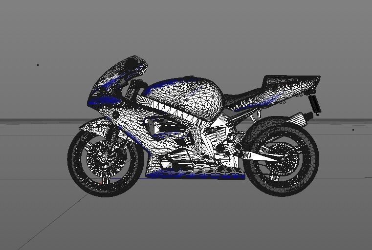 Suzuki gsx-r 3D model_7