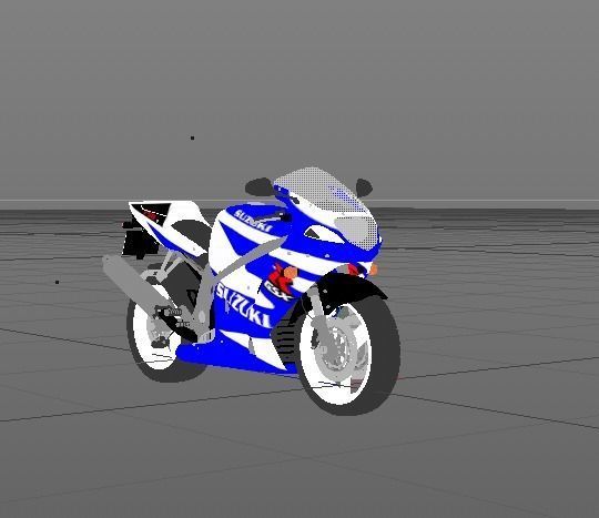 Suzuki gsx-r 3D model_6