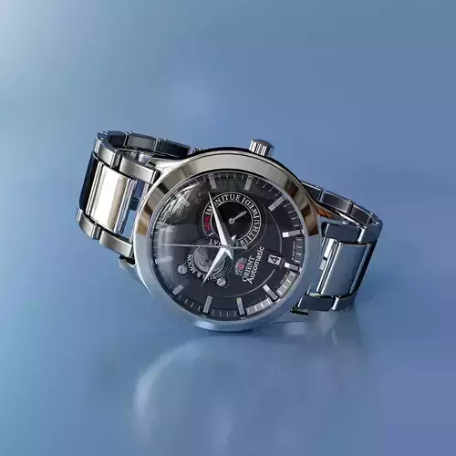Wrist watch brand Orient 3D model