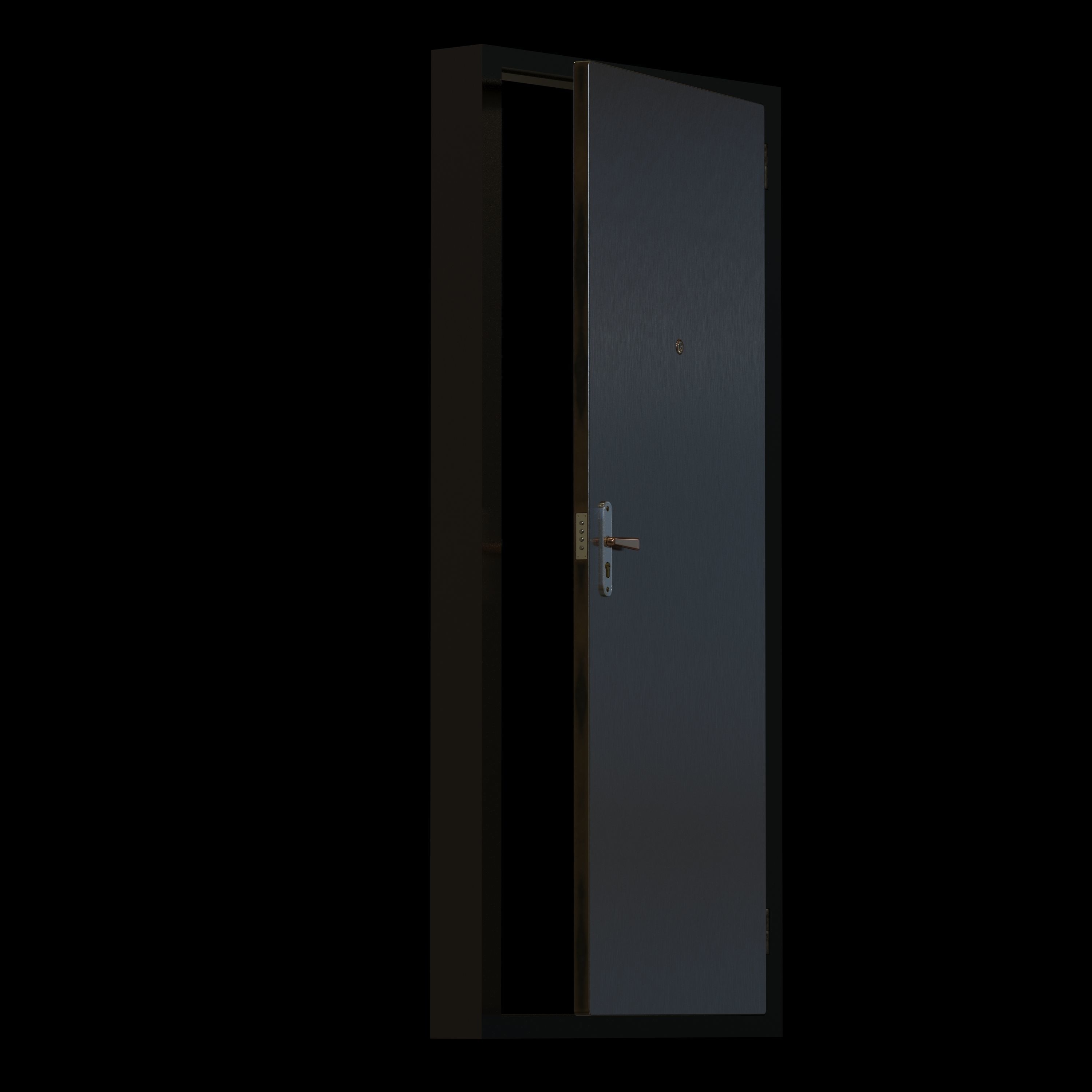 Entrance door Free 3D model_5