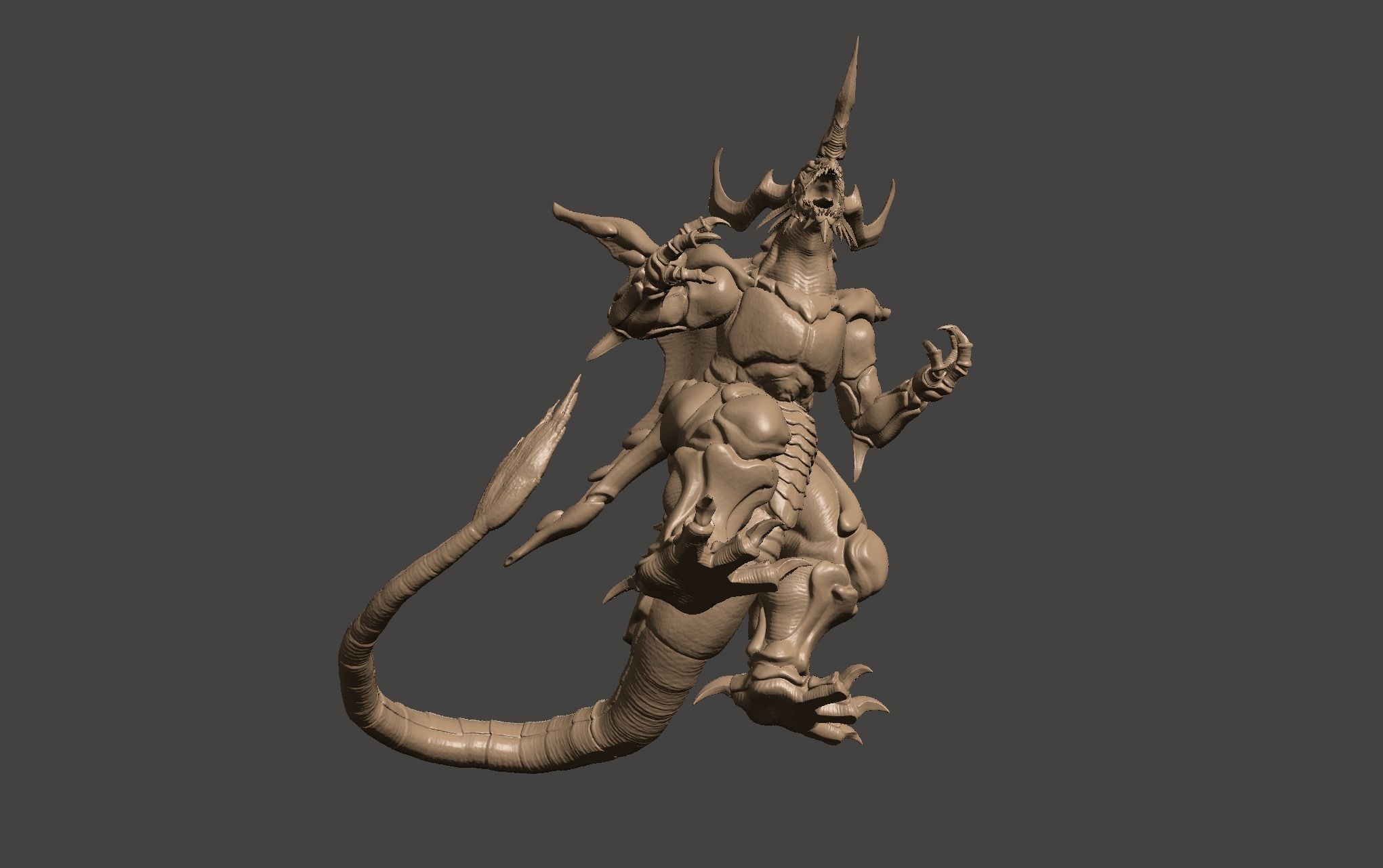 SUPER GODZILLA VS BAGAN -2 MODEL BUNDLE - ULTRA DETAILED STLs 3D print model_48