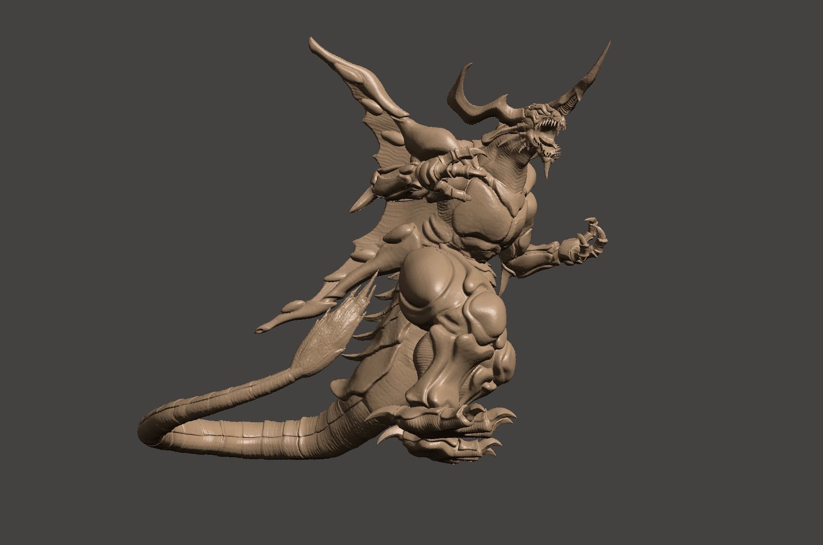 SUPER GODZILLA VS BAGAN -2 MODEL BUNDLE - ULTRA DETAILED STLs 3D print model_17